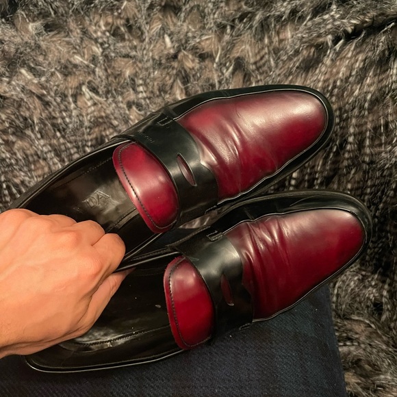 Prada Mens Bardeux Penny loafers - Picture 3 of 10